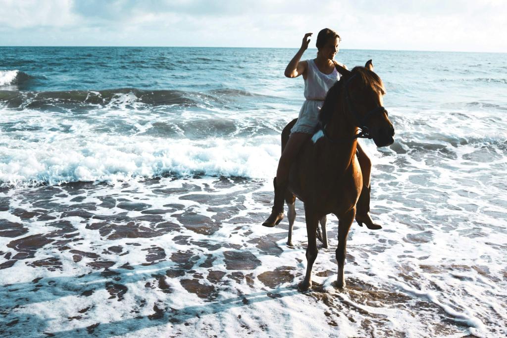 Cabalgatas por la playa